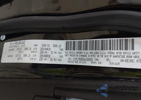 2016 Jeep Cherokee Limited из США, поврежденный, VIN 1C4PJMDB5GW152023